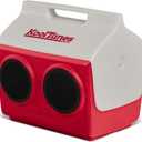 Igloo Kool Tunes Retro Bluetooth Boombox Cooler, 14 Qt Playmate Cooler with Speakers, Medium