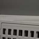 DUMOS Dog Playpen, 24 Inch 4 Panels Plastic Small Pet Fence Play Pen