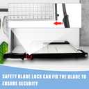 Paper Cutter 10 Sheet Capacity, B7 Guillotine Trimmer 14.12" Guillotine Paper Cutter,Paper Cutter for Cardstock Heavy Duty 12 inch