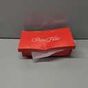 Mofri ShowHow Womens Mary Jane Flats Round Toe Mary Jane Shoes Ankle Strap Ballet Flats Shoes Wedding Casual Office Dress Shoes (7, White Pu)