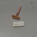 ZOMCHI Safety Razor for Men&Women with 5 Double Edge Safety Razor Blades, Double Edge Razor, Reusable Razor, Plastic Free – Rose Gold