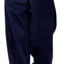 HeSaYep Women's High Waisted Sweatpants Workout Active Joggers Pants Baggy Lounge Bottoms (S, Navy Blue)