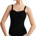 BAKPH Women's Princess Tank Ballet Leotard for Dance, Full Front Lining(Size S)