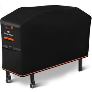 Griddle Cover for Blackstone 28" Griddle with Hood, 2026 Upgraded 1000D Heavy Duty Waterproof Flat Top 5483 Grill Cover, Tear & Fade Resistant with Buckle & Air Vents, Fits Blackstone 2 Burner Griddle