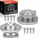 A-Premium 2 x Front Wheel Bearing and Hub Assembly with 8 Bolts Compatible with BMW RWD Model - 2006-2016 - 323i 325Ci 325i 328i 330Ci 330i 335d 335i 335is & X1 & 128i 135i 135is & Z4