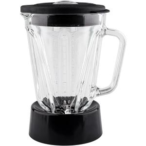 joyparts Replacement Parts 5cups Glass jar with SPB-7CH-LR Collar Collar and blade, Compatible with Cuisinart Blender