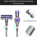 Leemone Replacement Wand Quick Release Wand for Dyson V7 V8 V10 V11 V15 Cordless Stick Vacuum Cleaner Extension for Dyson V11 V10 V8 V7 Handheld Trigger(Grey)