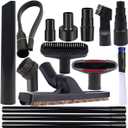 IN VACUUM 15 Pcs Universal Vacuum Attachments & Brushes for Shop Vac Accessories  2 1/2" to 1 1/4" Hose Adapter for Shop Vac, 1 7/8" to 1" Vacuum Hose Adapter, 1 1/4" Shop Vacuum Cleaner Attachments