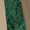 Hananona 4 Pcs 9 Ft Artificial Norfolk Pine Garlands, Realistic Pine Garland, Green Artificial Greenery Garland for Table, Mantle, Wall, Indoor, Outdoor Winter Christmas Decorations (4, 9 FT)