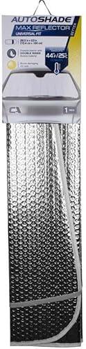 Custom Accessories 63 in. L X 28.5 in. W Silver Foldable Sun Shade