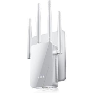 2026 WiFi Extender Signal Booster - up to 10000 sq.ft Coverage, Wireless Booster - Long Range Internet Repeater, WiFi Booster and Signal Amplifier w/Ethernet Port, 1-Tap Setup