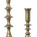 Creative Co-Op Decorative Metal Taper Holders, Gold, Set of 2