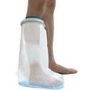 Non-Slip Waterproof Leg Cast Cover for Shower Adult, Cast Protector for Shower Leg Adult, Leg Cast Bag for Shower Foot Cover for Shower After Surgery Reusable(24.8 in. Long)