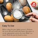 de Buyer Nonstick Madeleines Mold - Bake Up to 12 Perfectly Crisp Madeleines - Easy to Use & Clean