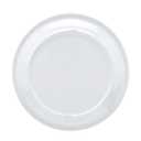 Amazon Basics Melamine Plastic Plate, Dishwasher Safe, BPA Free, 6 Piece Set, 9 in, White