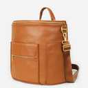 FAWN DESIGN The Original Diaper Bag, Faux Leather Diaper Bag Backpack, Vegan Leather, Large Capacity Baby Bag for Mom