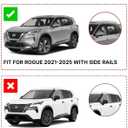 Richeer 300LBS Roof Rack Cross Bars for 2021-2025 Rogue SL SV Platinum(with Flush Roof Rails), Lockable Heavy Duty Aluminum Cross Bar with Anti-Theft Locks for Cargo Racks Rooftop Luggage Bicycle