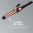 INFINITIPRO By Conair Rose Gold Titanium 1 1/4-Inch Curling Iron, 1 Inch Barrel Produces Loose Curls For Use On Medium And Long Hair