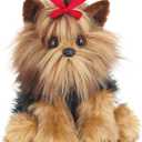 Bearington Chewie The Yorkie Stuffed Dog Plush Toy - 13" Soft Cuddly Yorkshire Terrier with Realistic Fur and Floppy Body - Adorable Yorkie Plush Gift for Kids, Girls, Women, and Dog Lovers