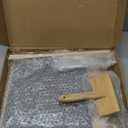 Tessco 4 Pcs Wool Blending Board Carding Brush Set Wool Hand Carders Wood Brush Comb Needle Felting Tools Spinning Hand Supplies for Felt Needle Project Spinning Craft