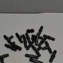 100Pcs Drip Irrigation Connectors Fittings Kit for 1/2 Inch Tubing, Including 30 Tees, 30 Couplings, 20 Elbows, 10 End Closures, 10 End Cap Plugs - Barbed Connectors Compatible Drip Sprinkler Systems