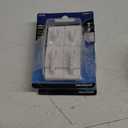 Hillman 122298 Plastic Utility Adhesive Hooks, Small, White, 6-Pcs, 2 Packs