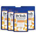 Dr Teal's Pure Epsom Salt, Relax & Relief with Vitamin C, 3 lb (Pack of 4)