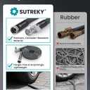 Garden Hose 50ft Ultra-Light, Kink-Free, High-Pressure, Abrasion-Resistant, Durable, All-Weather, Eco-Friendly