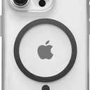 Tuokiou Strong Magnetic Air Phone Case for iPhone 16 Clear,Compatible with Magsafe,Translucent Matte Jelly Color Phone Case Shockproof Anti-Yellowing Fingerprint Resistance Protective Cover (Black)