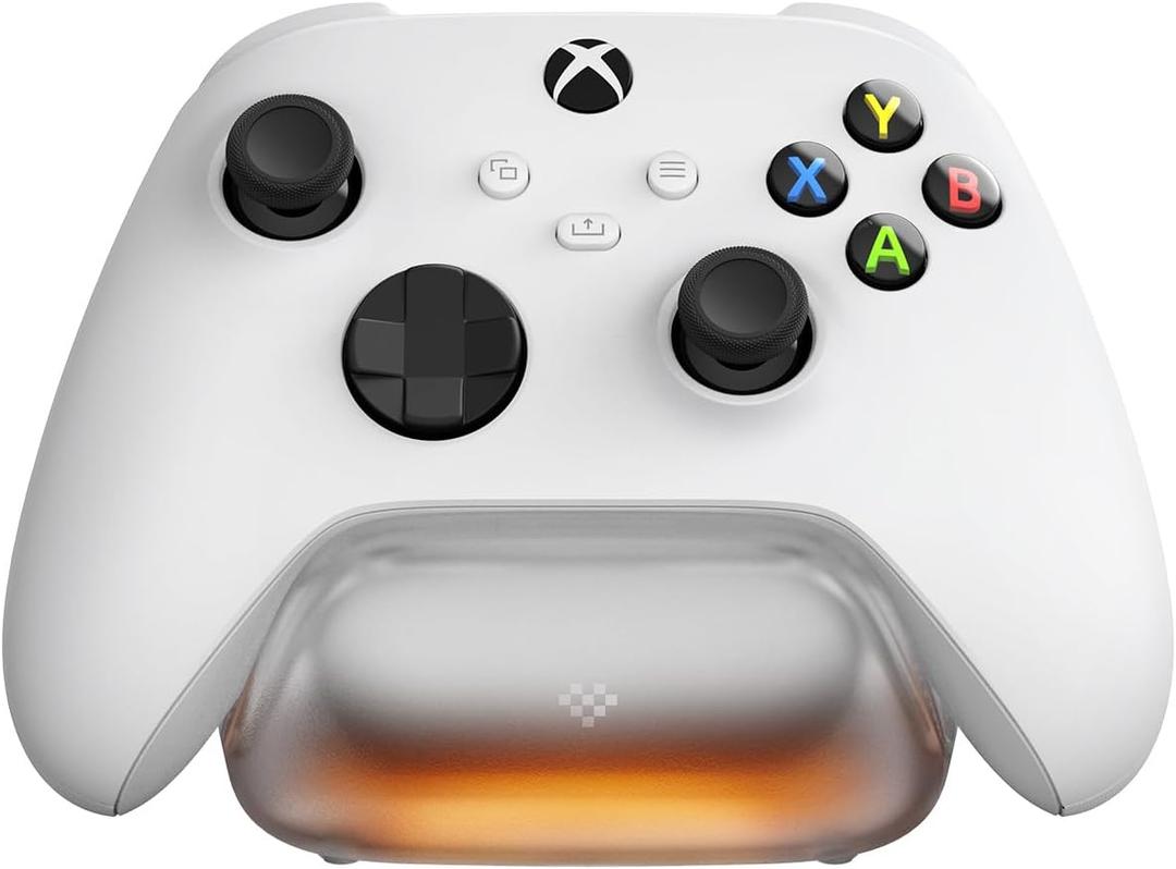 8BitDo Xbox Wireless Controller Charging Dock - Magnetic Secure Charging & Light Adjustment for Xbox Series X|S & One - Officially Licensed (White)