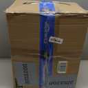 APSMILE King Size Feathers Down Comforter - Ultra Soft All Seasons 100% Organic Cotton Duvet Insert Medium Warm Quilted Bed Comforter with Corner Tabs (106x90,Ivory White)