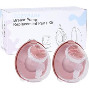Two Complete Sets Compatible with Medela Symphony Breast Pump Replacement Parts (24mm Two Complete Sets with 17/19/21mm Flanges)