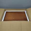 latifolia Solid Wood Nightstand, 2-Drawer Small Nightstand, Narrow Bedside Table with Shelf Storage(Walnut, 9.84''W)