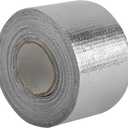 AuInn Self-Adhesive Heat Reflective Heat Resistant High Temperature Tape Fiberglass Heat Shielding Foil Tape (1.5 Inch 29.53FT)