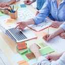 (18 Pack) Sticky Notes 3x3 in Post, Vintage Colors, Sticky Pads, Strong Adhesive, Recyclable, Self-Stick Pads, Easy to Post for Home, Office, Notebook