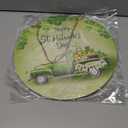 2 x Valentines Day Decorations St Patricks Day Decorations Reversible Valentines Wreath Truck Door Decor Hanging Wall Welcome Sign Wooden Front Door Hanger Wreath for Porch Wall Indoor Home Decor