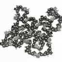 18 Inch Chainsaw Chain SP33G, 72 Drive Links, .325 Pitch, .050"Gauge, Pre-Stretched Chainsaw Blade Replacement for Husqvarna 340 435 440 445 543XP 550xp Chain Low Kickback Gray