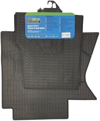 Freightliner Cascadia Old Gen 2008-2017 Custom Heavy-Duty Rubber 3-Piece Floor Mat Set
