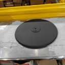 Glownary 30" Round Outdoor Table Base Plate, Black Steel | E-Coated Steel, Indoor & Outdoor Use, Pre-Drilled Holes, 76.2 cm Diameter, Replaces Worn Plates