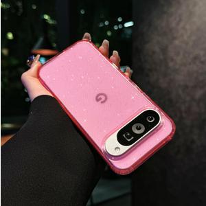 Magnetic for Google Pixel 10 & 10 Pro Case Women, [Holographic Iridescent Color Changing Effect] Fashion Slim Cute and Unique Matt Protective Phone Cover for Pixel 10 & 10 Pro