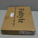 Fultyle Black Side Table, Small End Table with 2-Tier Shelf, Vintage Night Stand with Storage for Bedroom Living Room, Small Spaces (Black)