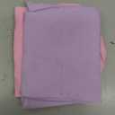 2 Pack Girls/Toddlers Cotton T-Shirts Crewneck Short Sleeve Summer Tops Kids Clothes Tees (13-14 Years, Lavender Purple/Pink)