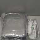 Heated Throw Blanket Electric Blanket 50X60in - Fast Heating Blanket Ultra Soft Electric Throw for Adults with 5 Heat Levels & 4 Hrs Timer, Machine Washable, Office Warm Blanket for Winter(Gray)