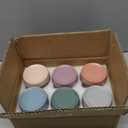 NETANY 6-pack 10oz Glass jars with Airtight Lids, Overnight Oats Containers with Lids, Wide mouth Mason Salad jars, Glass Food Storage Containers for Snacks Yogurt Spice Sugar