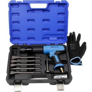 7PCS Air Hammer Kit, Pneumatic Hammers 2500 BPM, Air Hammer Piece Chisel Set with Carrying Case & Gloves