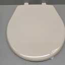 Bemis 730SLEC Slow Close Toilet Seat, Easy Clean Hinges and Durable Plastic Seat, Made in USA, Round, Bone