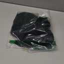 Blooming Jelly High Waisted Swim Skirt Tummy Control Swim Bottoms Mesh Ruched Drawsting Bathing Suit (Large, Black)