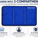 Rester's Choice Reusable Gel Ice Pack for Injuries Flexible Cold Pack for Pain Relief & Swelling, Stays Cold Longer, Medium 7 x 12, for Shoulder, Knee, Back (Blue, 1 Pack, 7x12)