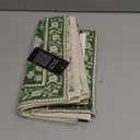 Handblock Print Patterned Cotton Cloth Napkins Set of 6, Washable, Reusable Napkins for Cocktail Parties, Home, Restaurant, Hotel, Event & Everyday Lunch, Dinner, 18" x 18" (Dark Forest Green)