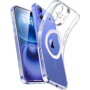 ESR for iPhone 16 Pro Case, Compatible with MagSafe, Camera Protection, Shockproof Thin Cover, Resists Yellowing and Scratches, Magnetic Phone Case for iPhone 16 Pro, Zero Series, Clear